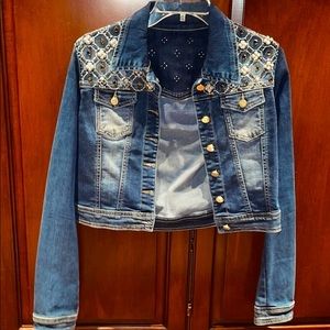 NWOT Applause Jeans Jacket